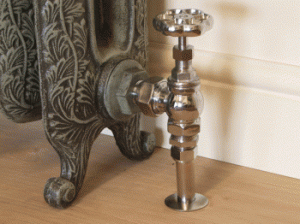 The Victorian Cast Iron Radiator Valve Chrome